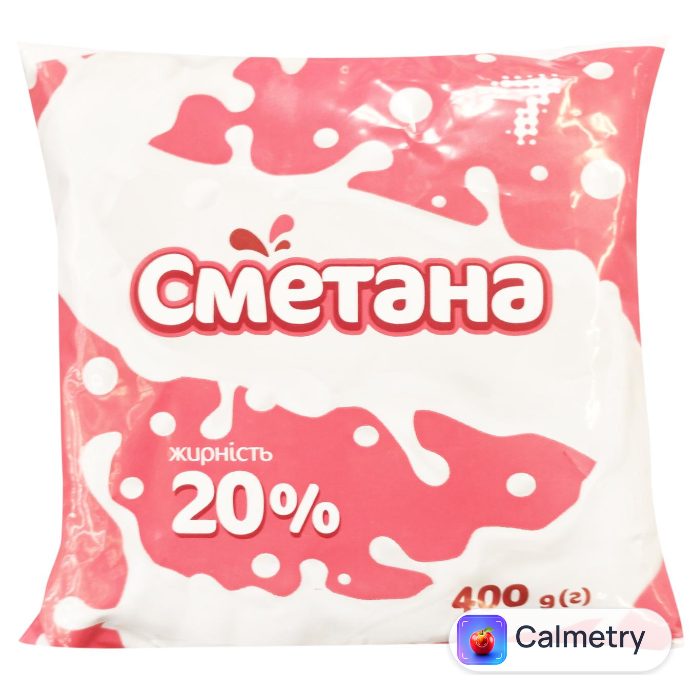 Сметана 7 20% 400г