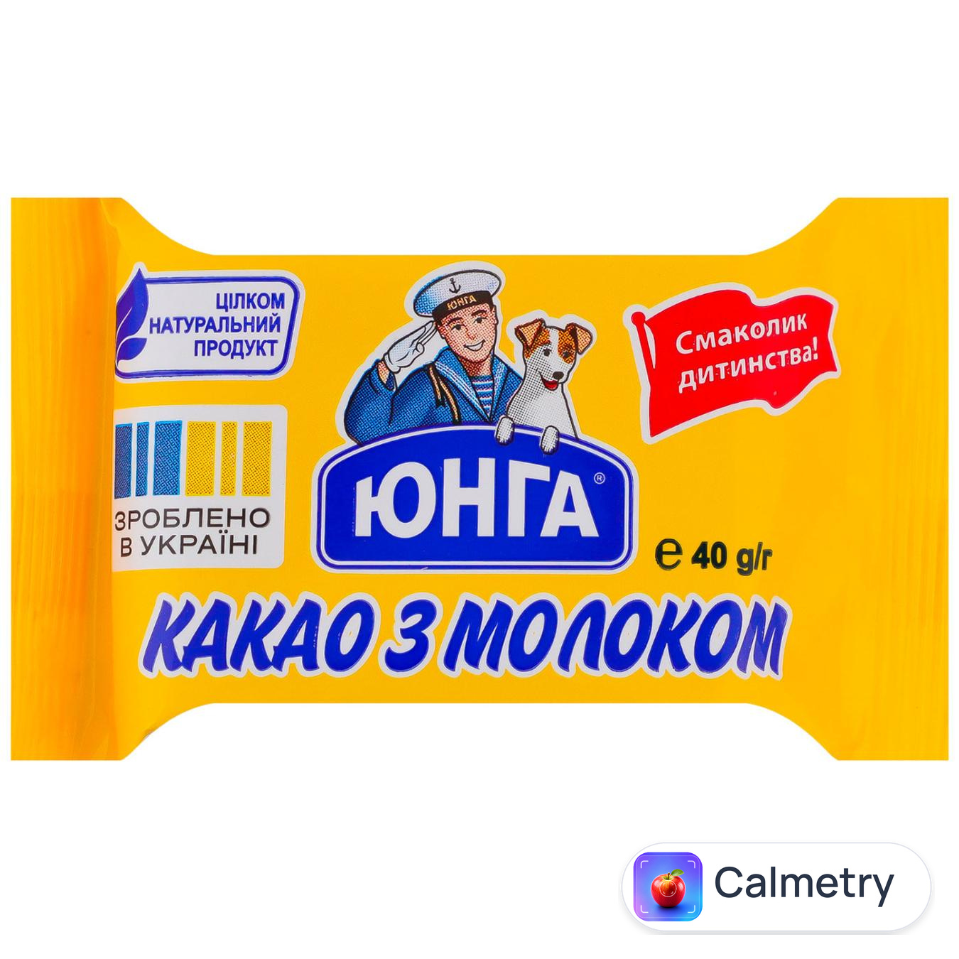Какао-напій Юнга Какао з молоком 40г