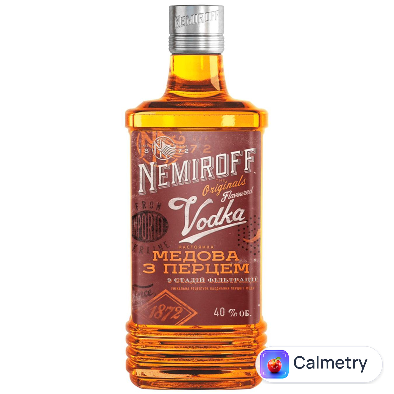 Настоянка Nemiroff медова з перцем 40% 0,37л