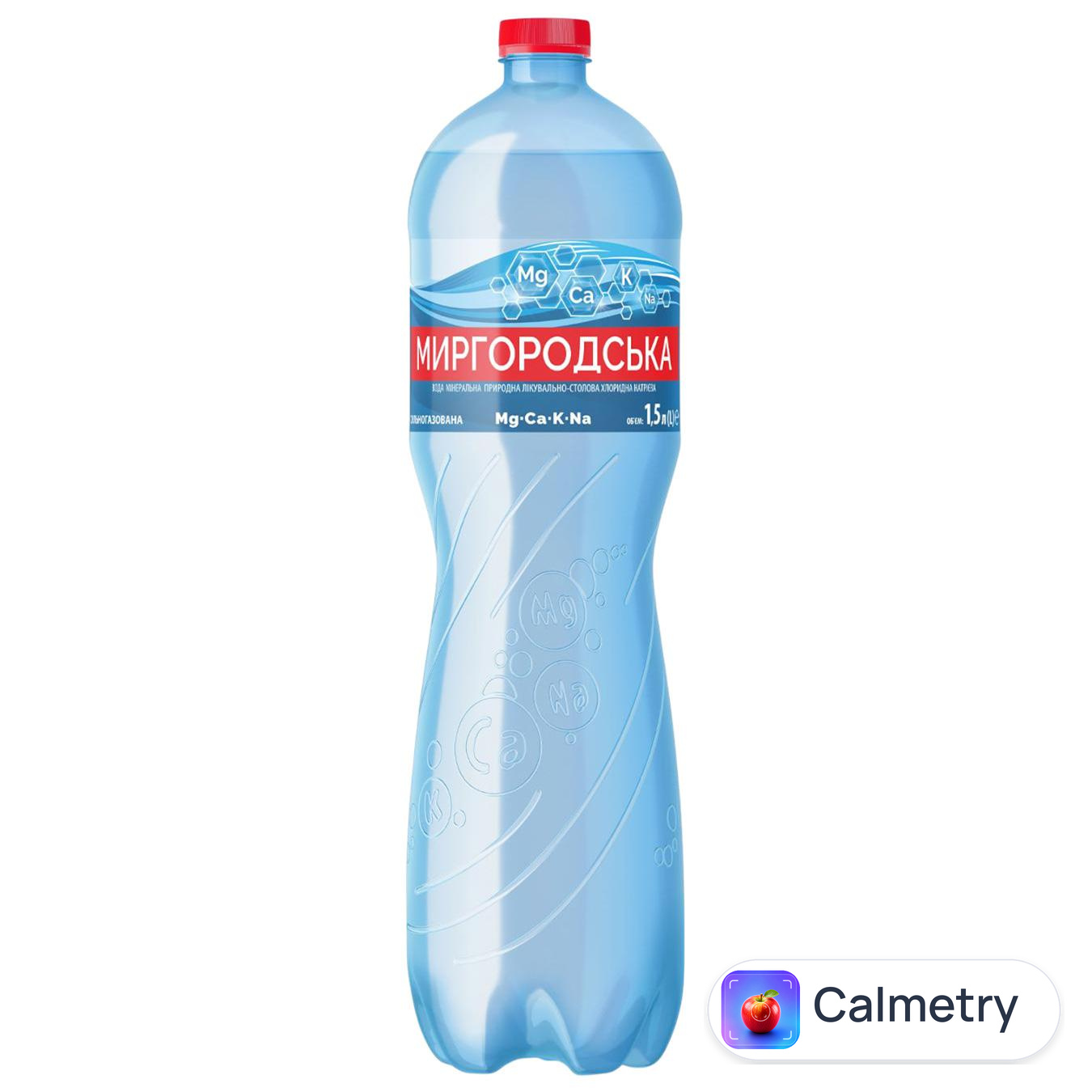 Вода мінеральна Миргородська сильногазована 1,5л
