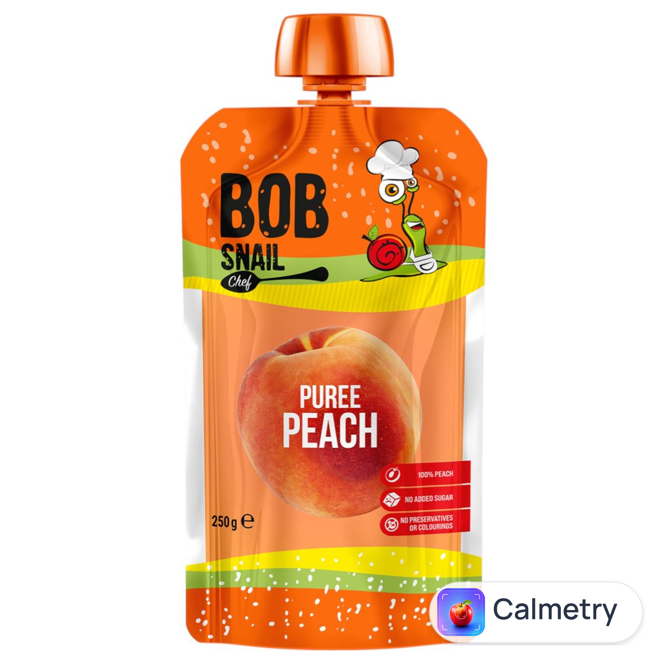 Пюре Bob Snail персикове 250г