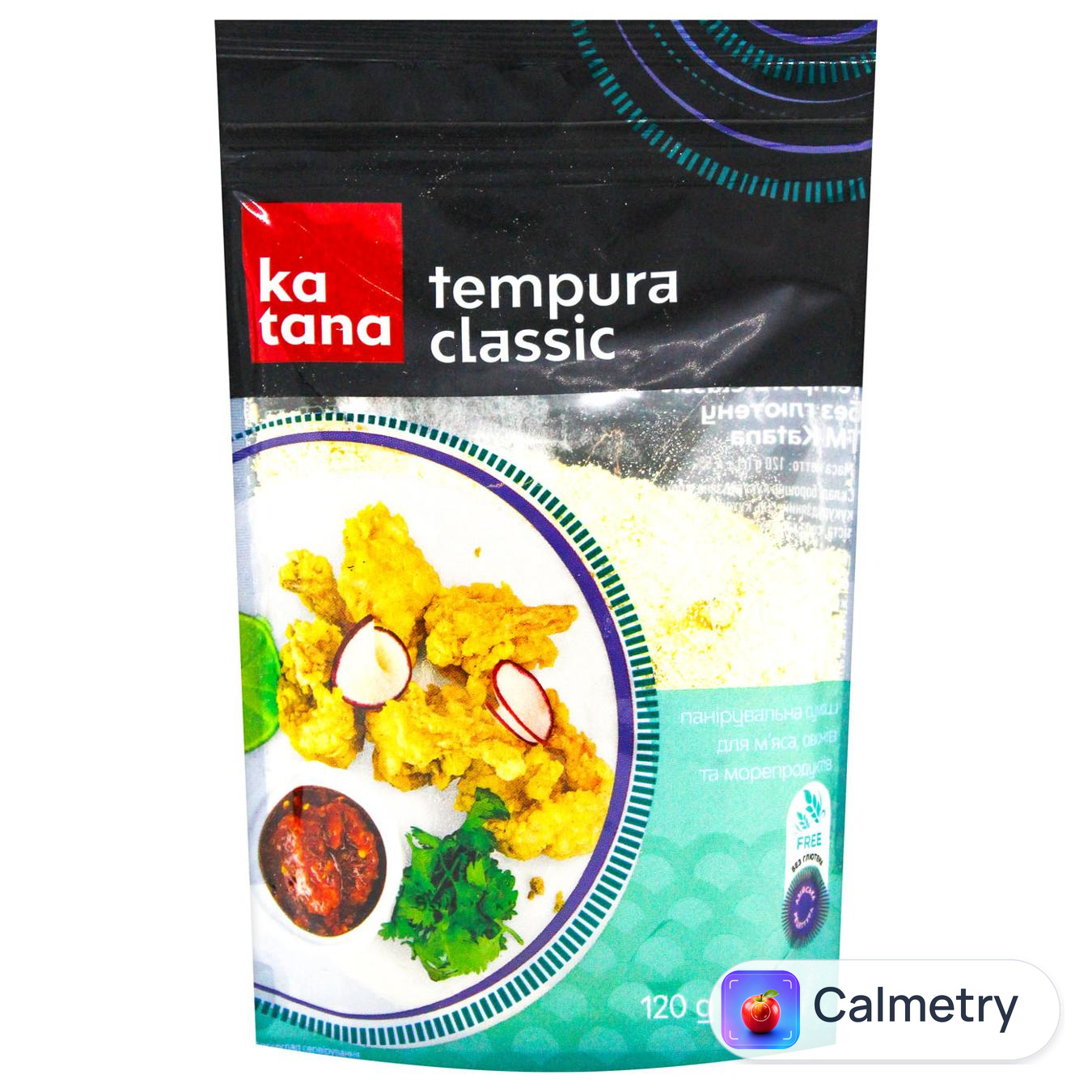 Суміш панірувальна Katana Tempura Classic без глютену 120г — фото продукту