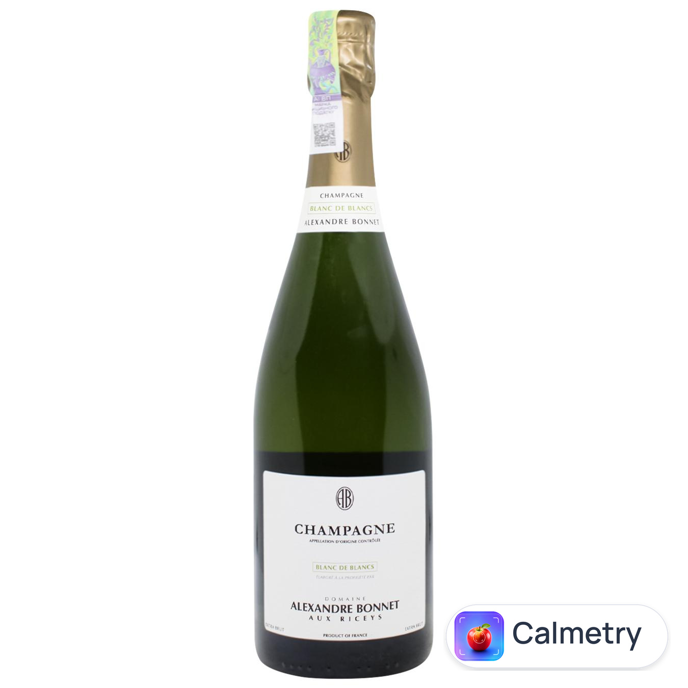 Шампанське Alexandre Bonnet Blanc de Blancs біле екстра брют 12,5% 0,75л