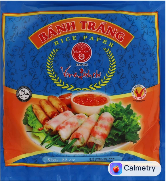 Рисовий папір Bich-Chi Summer Roll круглий 22 см 400 г