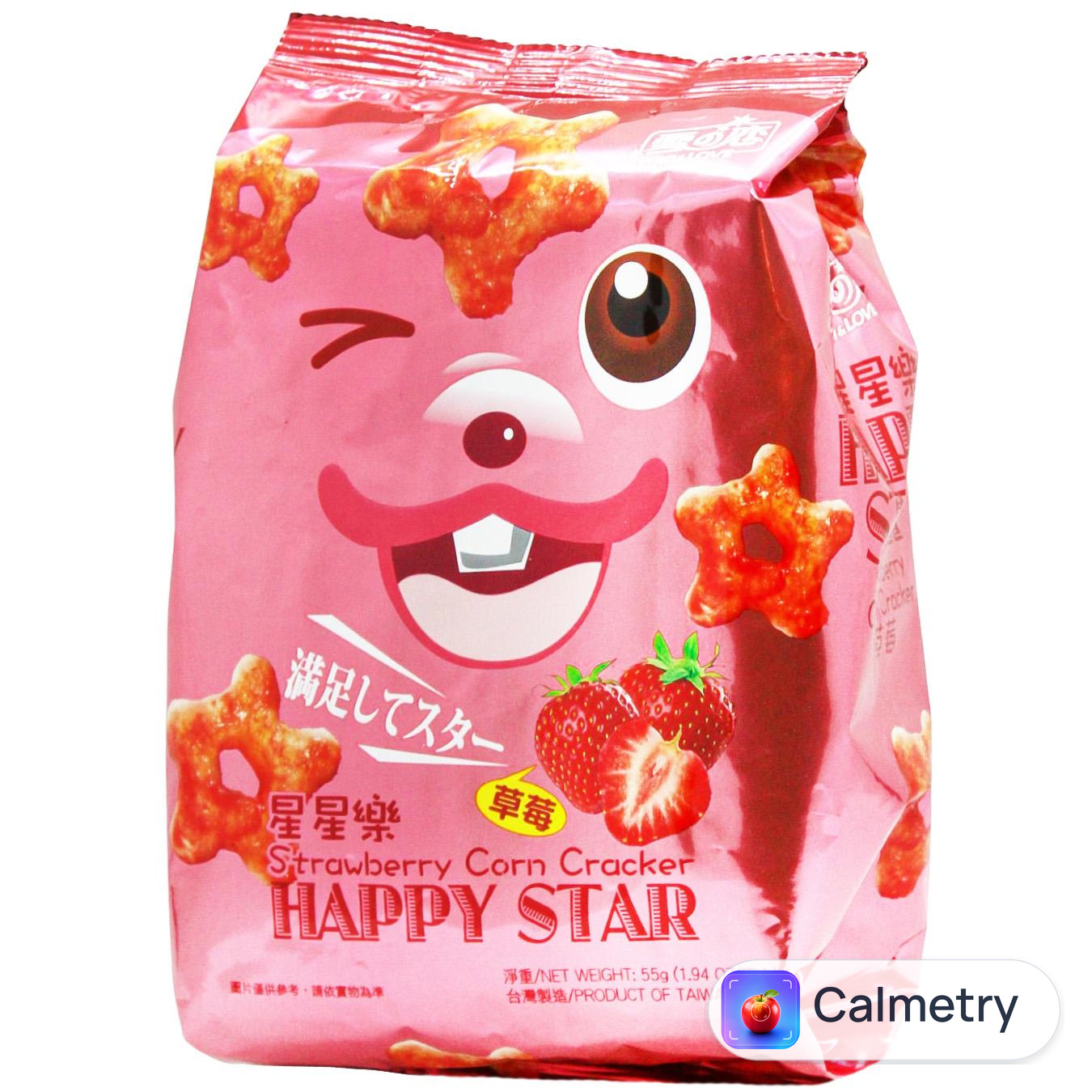 Крекер Yuki & Love Happy Star кукурудзяний зі смаком полуниці 55г