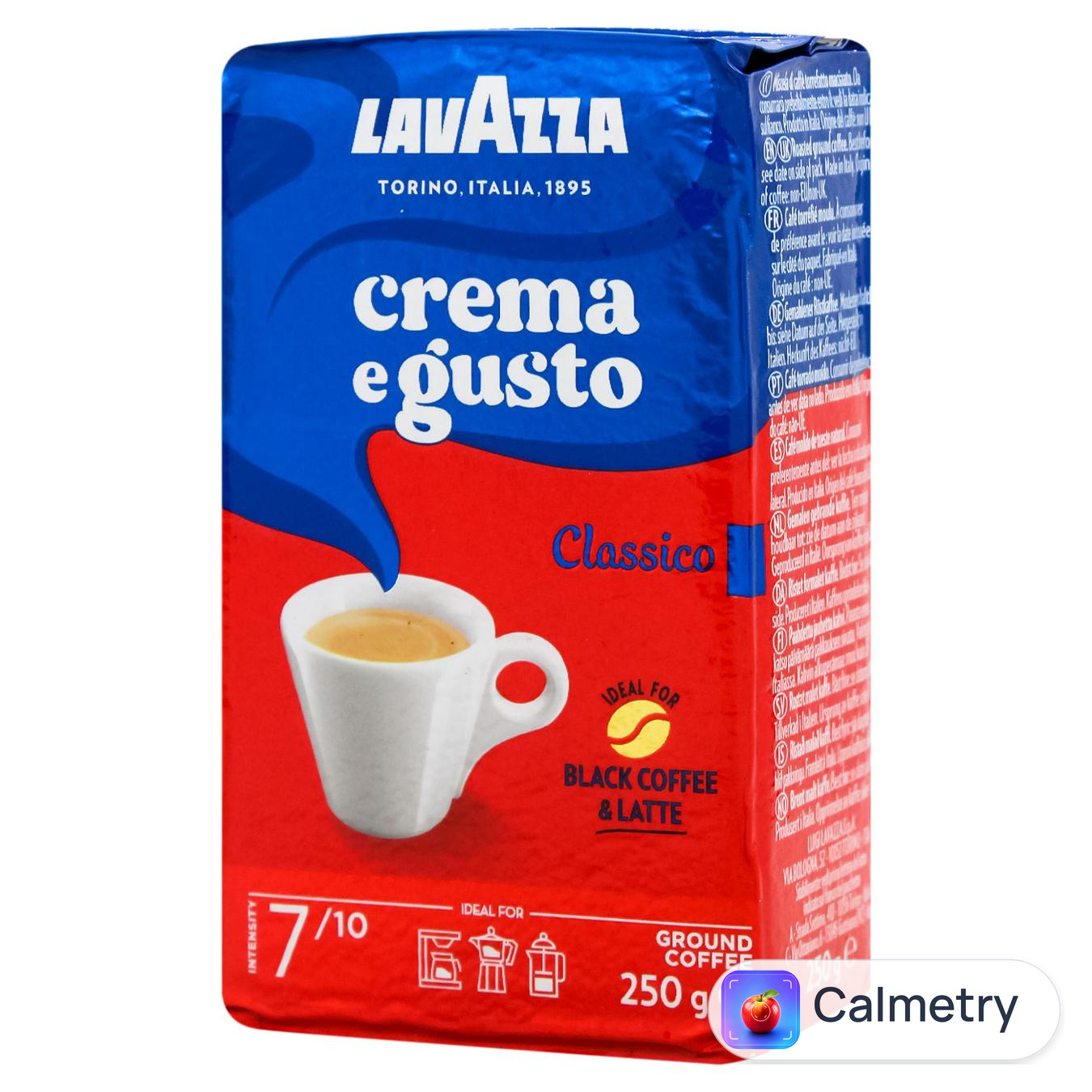 Кава мелена Lavazza Crema e Gusto 250г — фото продукту