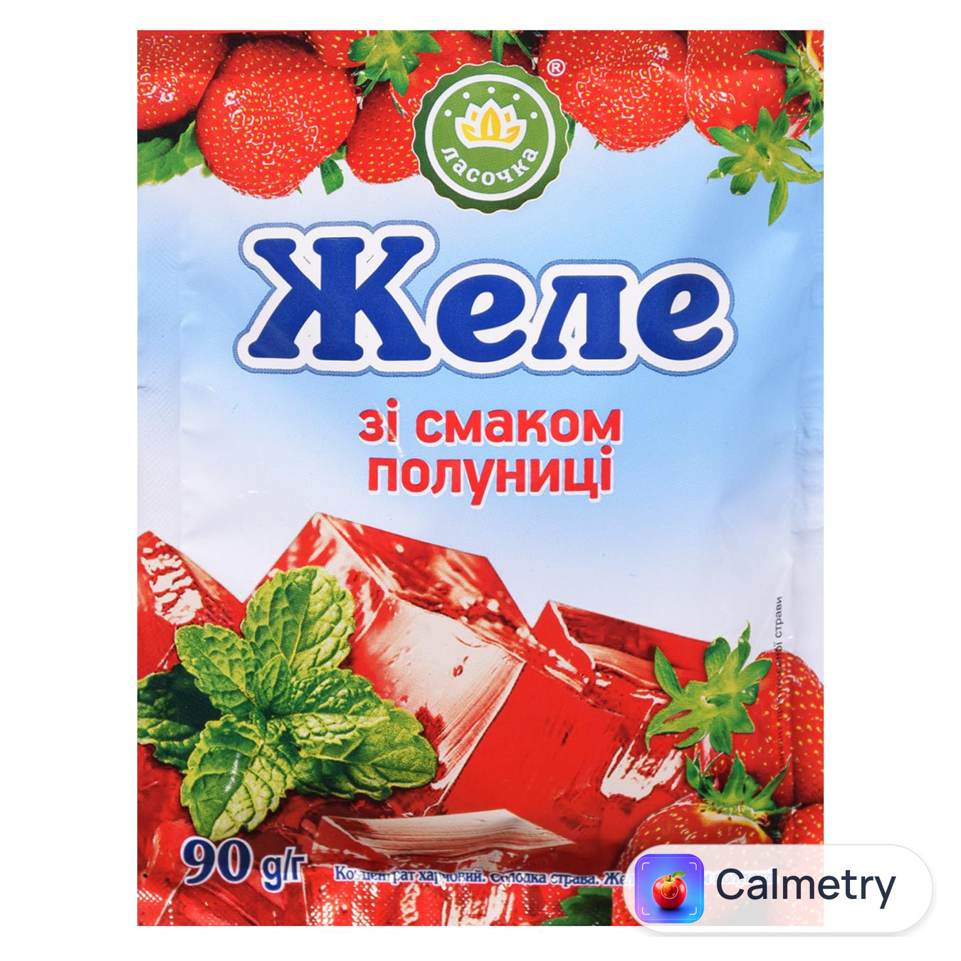 Желе Ласочка зі смаком полуниці 90г