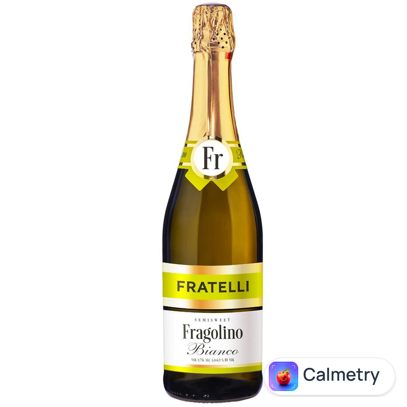 Напій винний ігристий Fratelli Fragolino Bianco білий напівсолодкий 6-6,9% 0,75л — фото продукту
