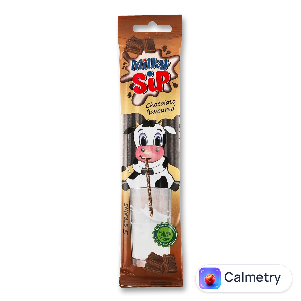 Трубочка Milky Sip ароматизована для молока шоколад 30г