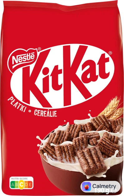 Готовий сухий сніданок KitKat в Глазурі з Молочним шоколадом 190 г