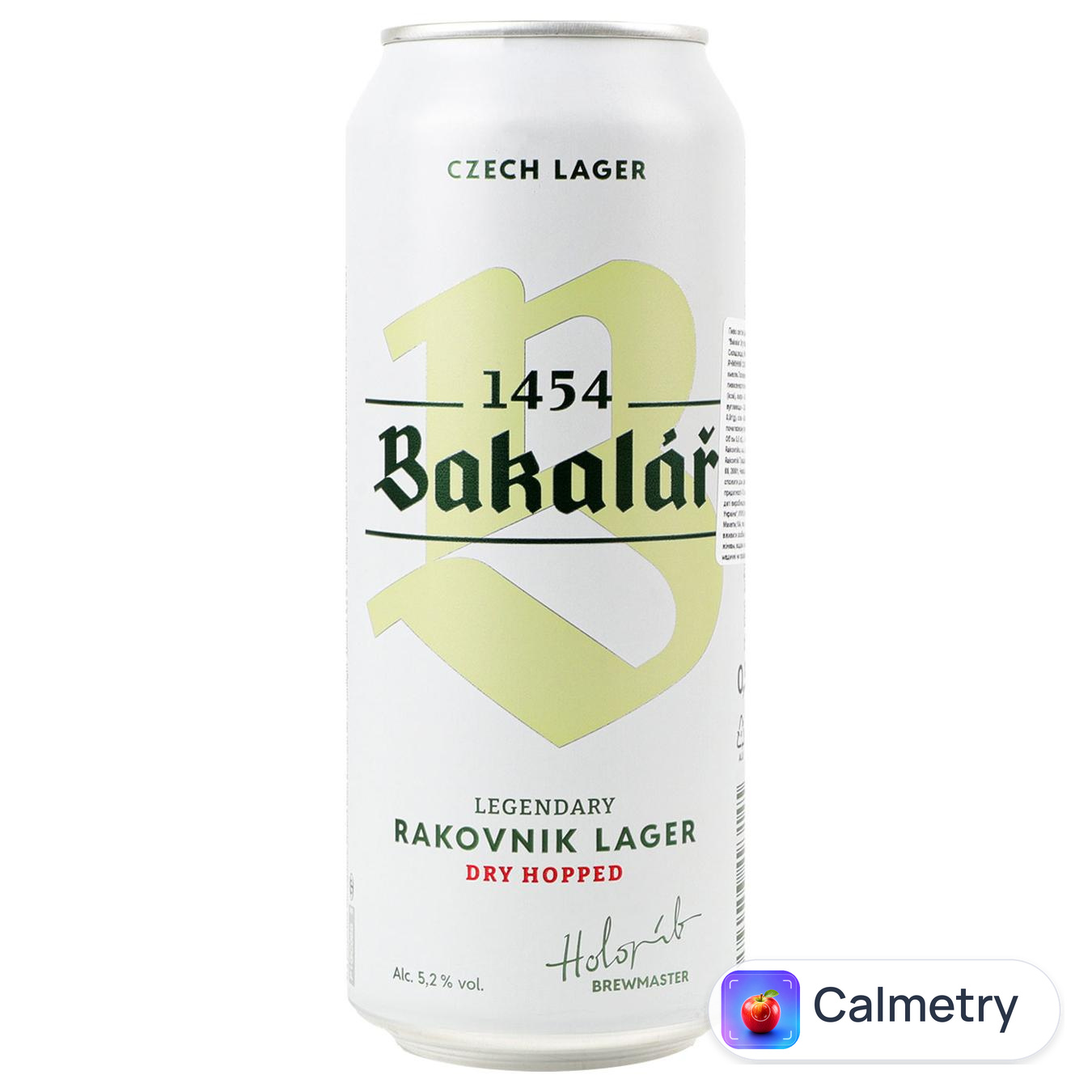 Пиво Bakalar Dry Hopped Lager 5,2% 0,5л
