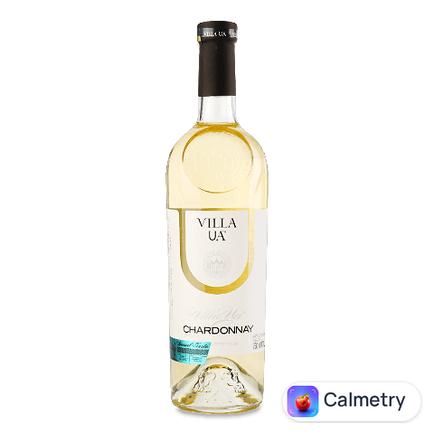 Вино Villa UA Шардоне біле сухе, 0,75л