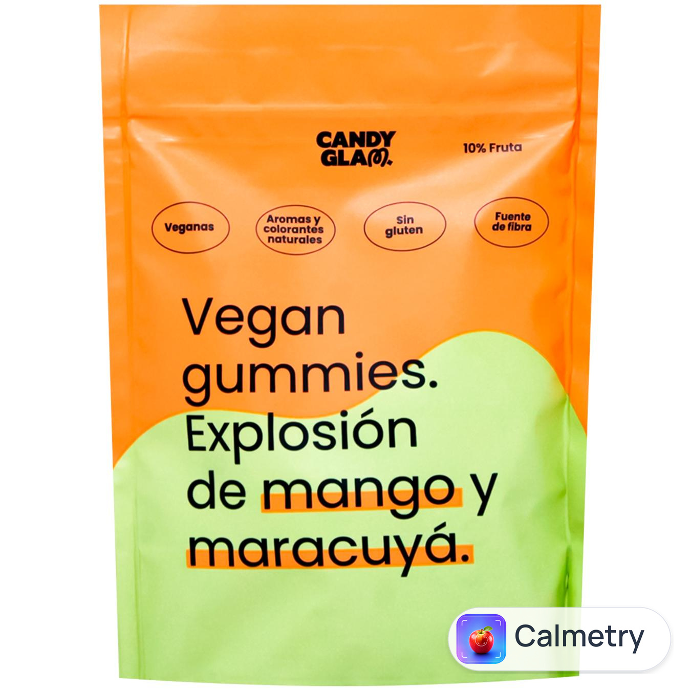 Цукерки Candy Glam желейні зі смаком манго та маракуї веганські 50г
