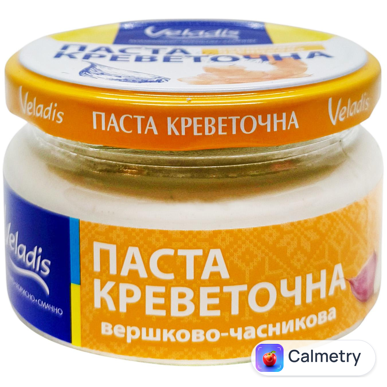 Паста Veladis креветочна вершково-часникова 160г — фото продукту