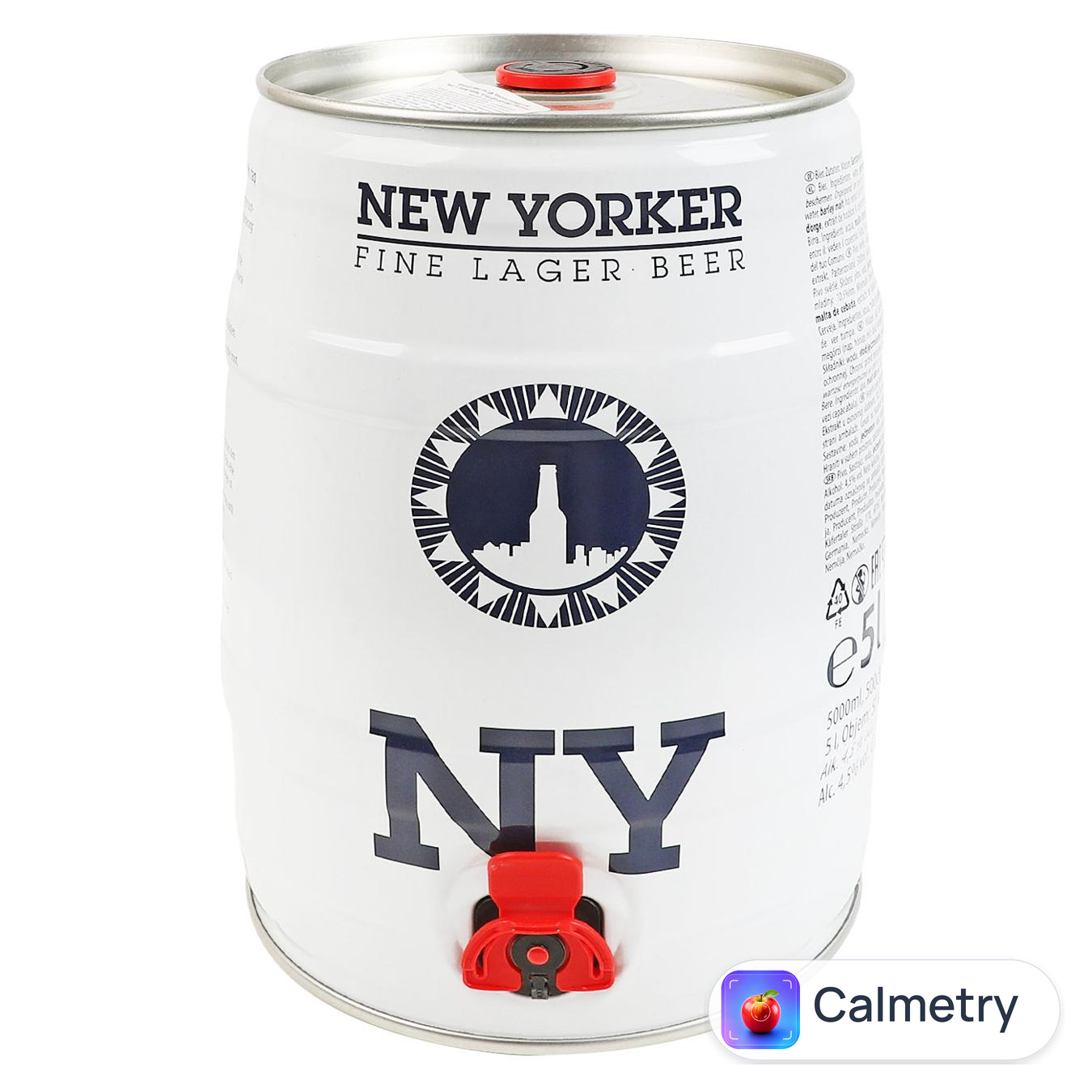 Пиво New Yorker світле 4,5% 5л