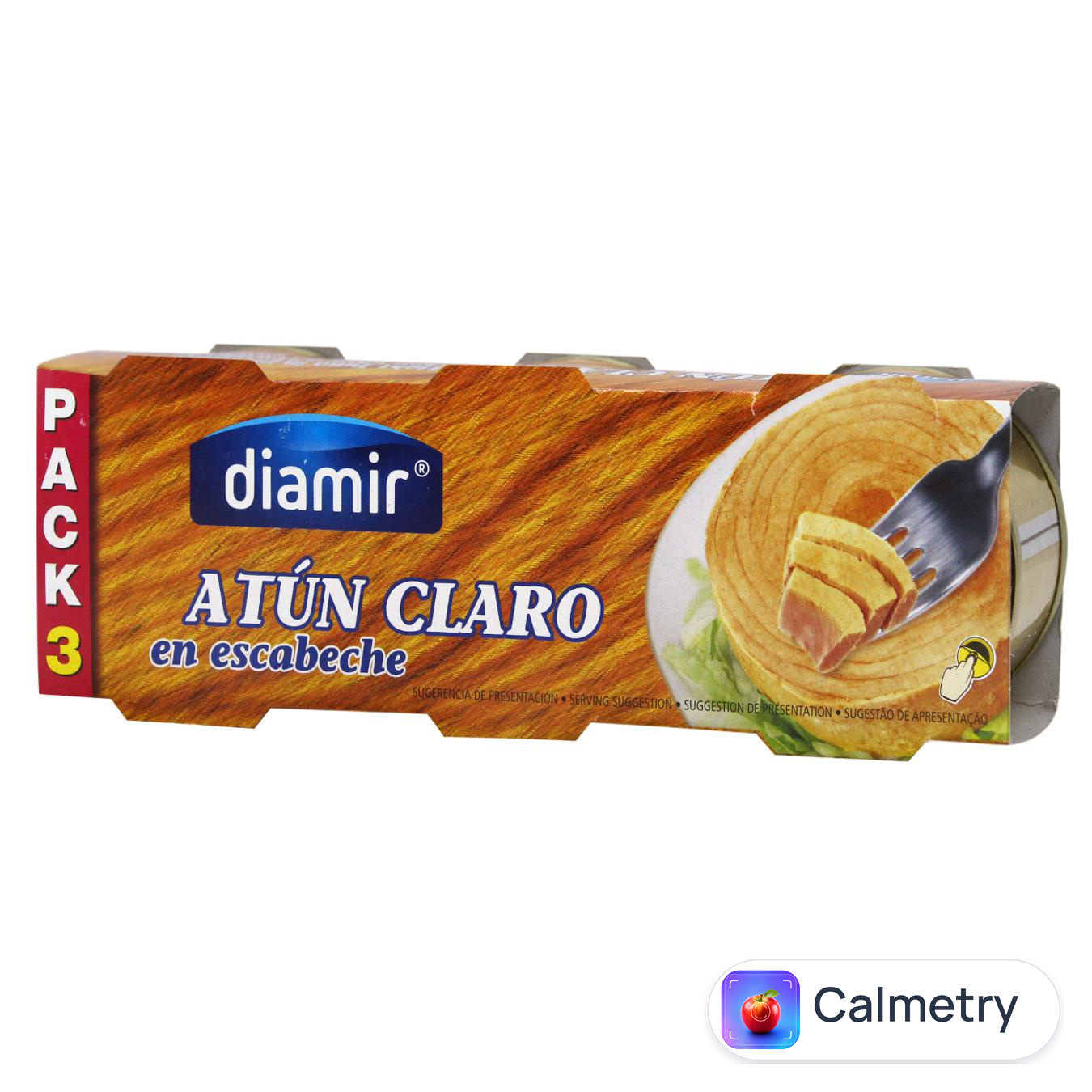 Тунець Diamir жовтоперий в розсолі 3шт х 85г