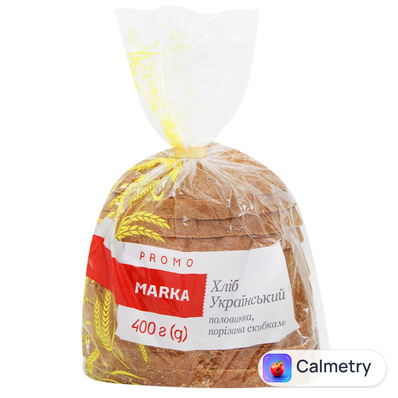 Хліб Marka Promo Український половина нарізаний 400г — фото продукту