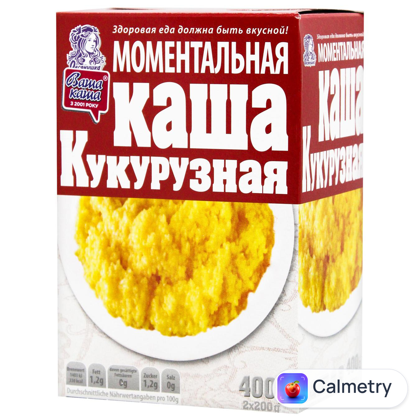 Каша кукурудзяна Ваша Каша швидкого приготування 400г