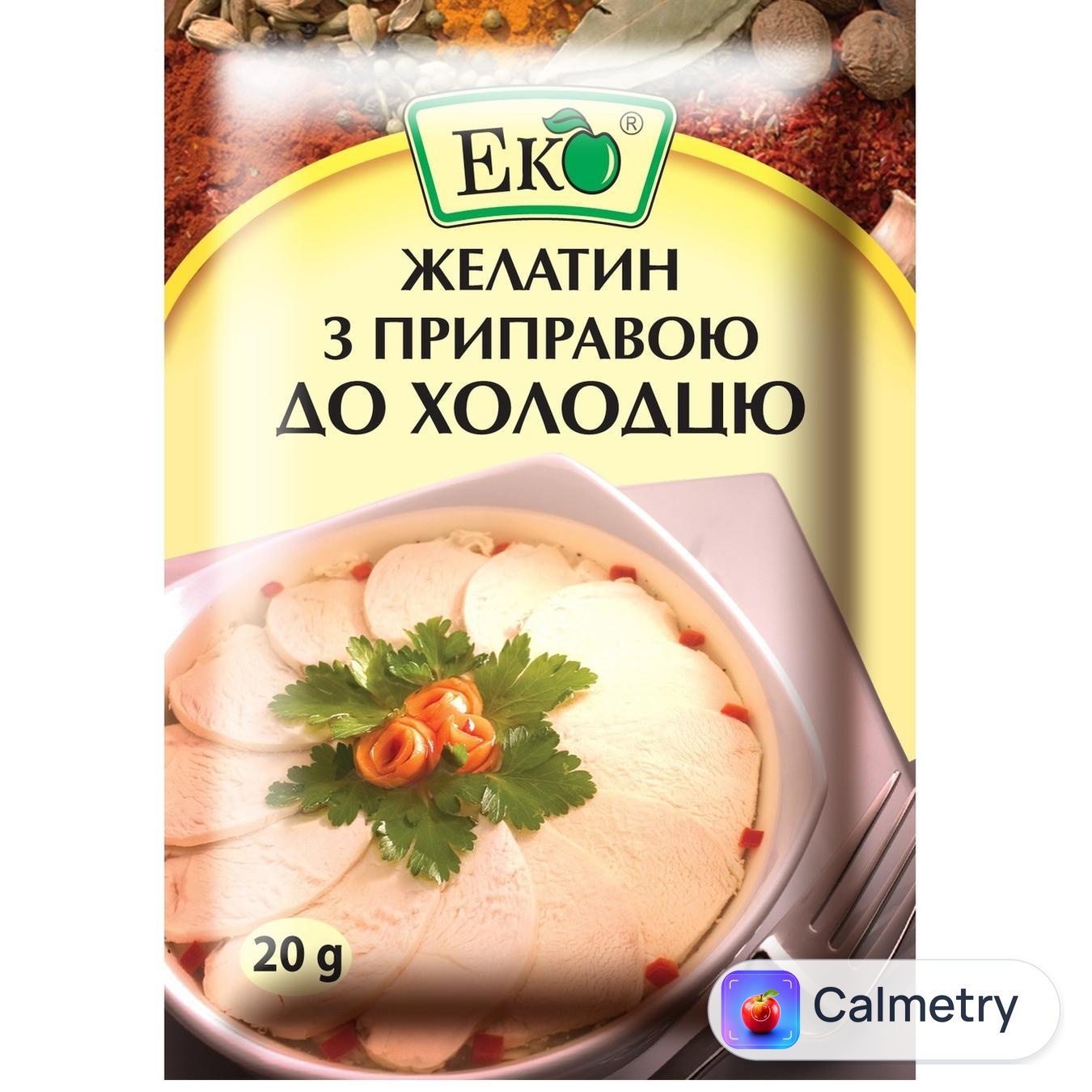 Желатин Еко з приправами до холодцю 20г