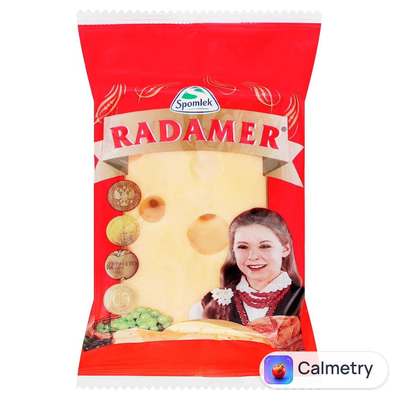 Сир Spomlek Radamer сичужний твердий 45% 250г