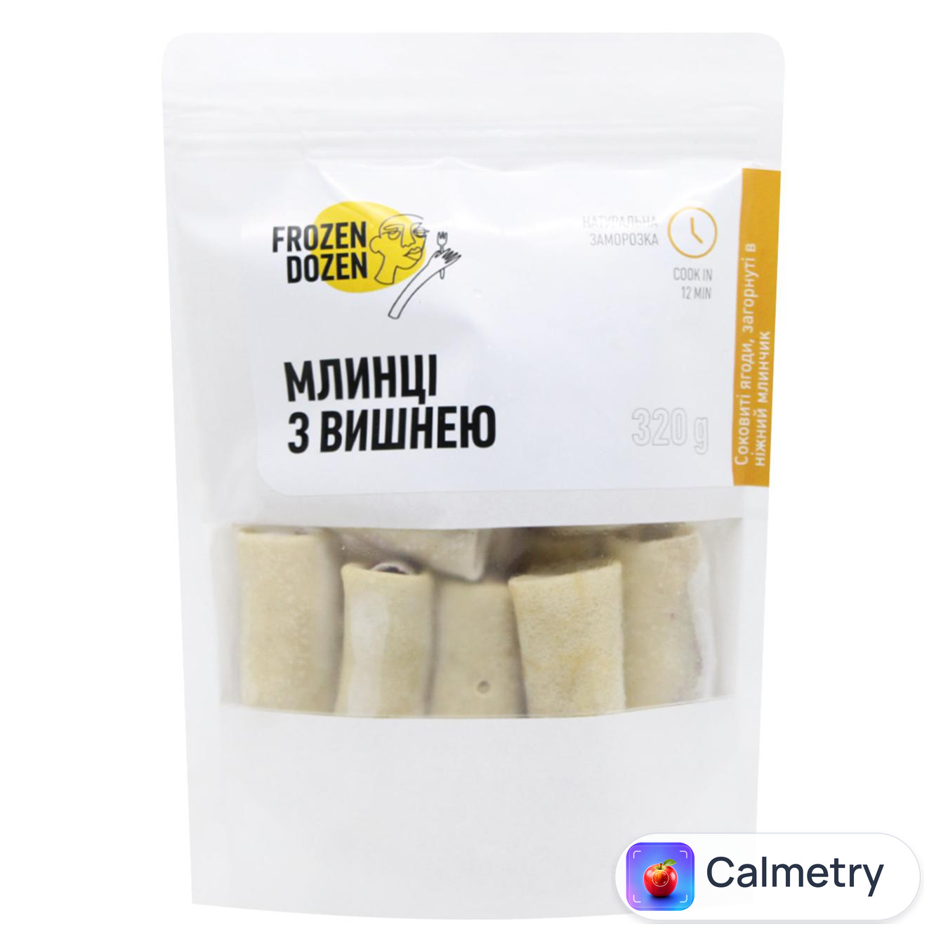 Млинці Frozen Dozen з вишнею заморожені 320г