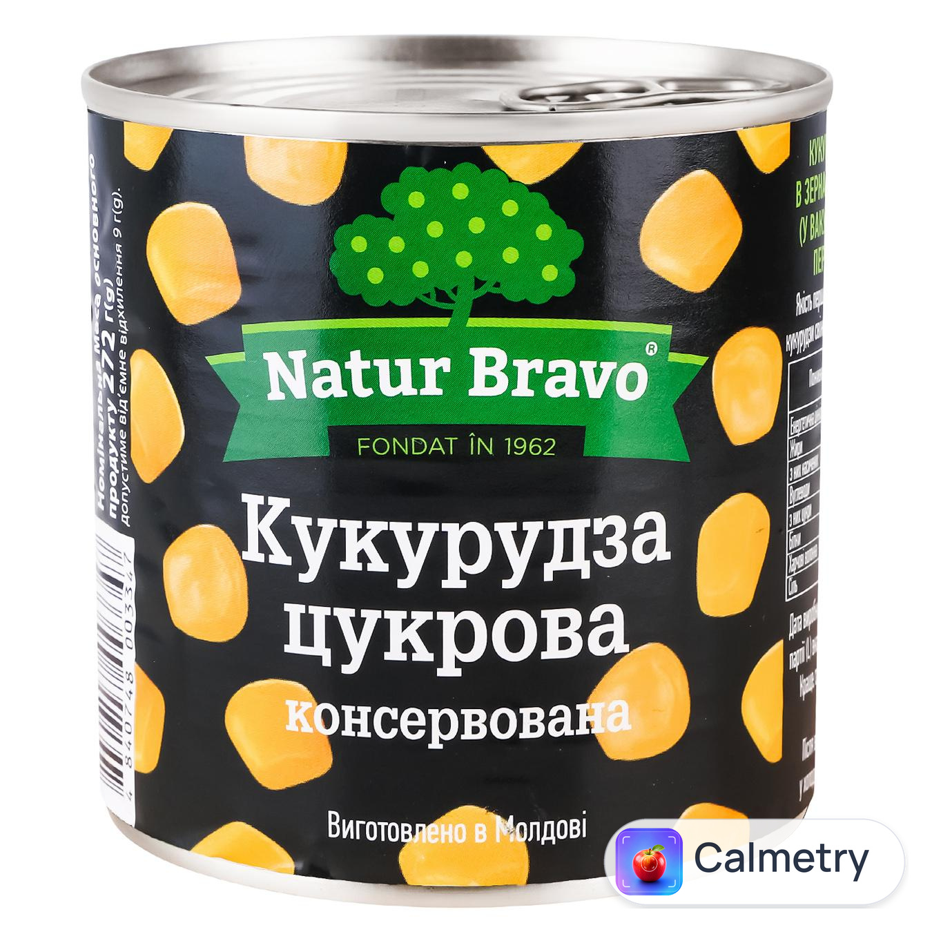 Кукурудза Natur Bravo цукрова 425мл