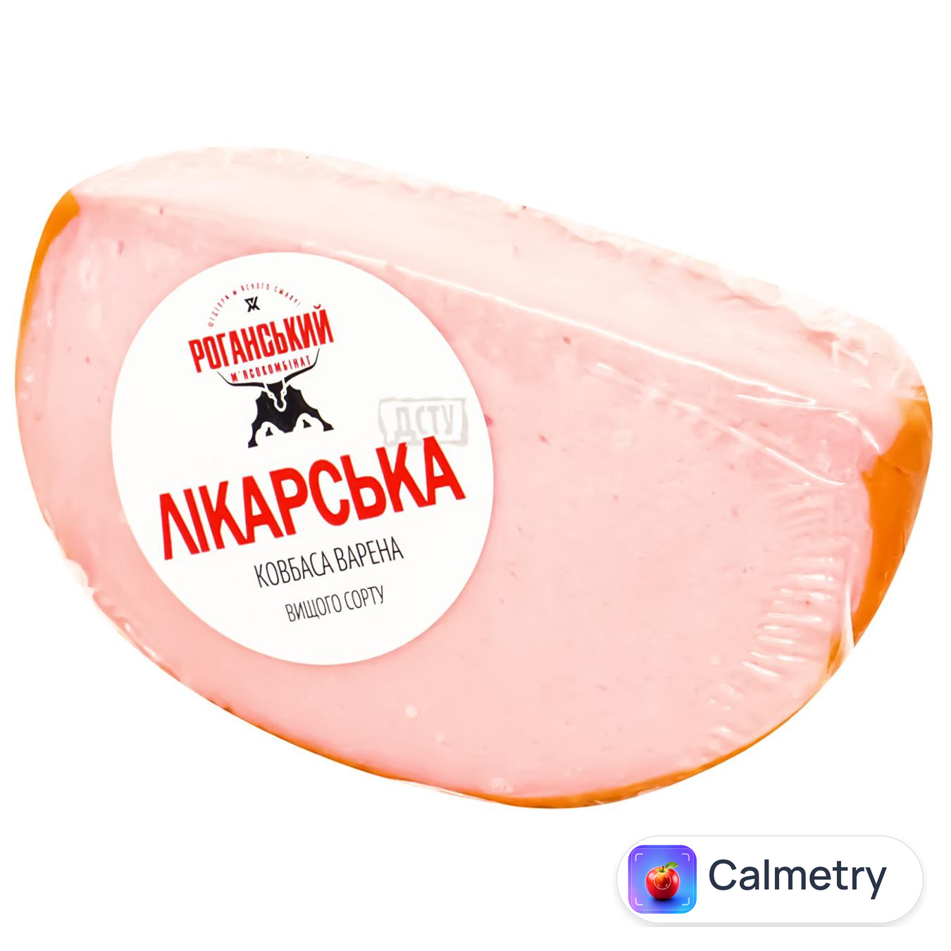 Ковбаса Роганський МК Лікарська варена вищий сорт Роганський М'ясокомбінат
