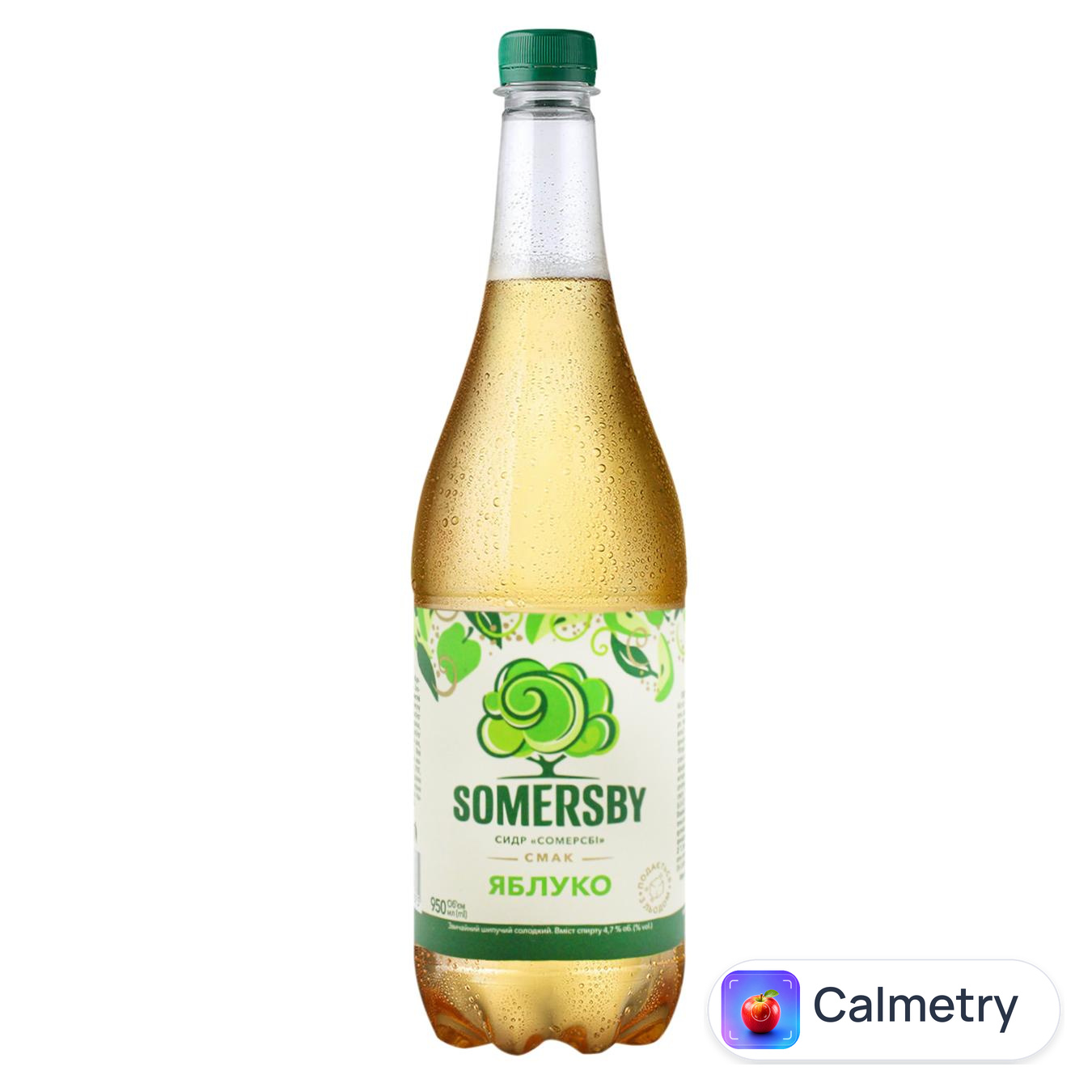 Сидр Somersby яблучний 4,7% 0,95л — фото продукту