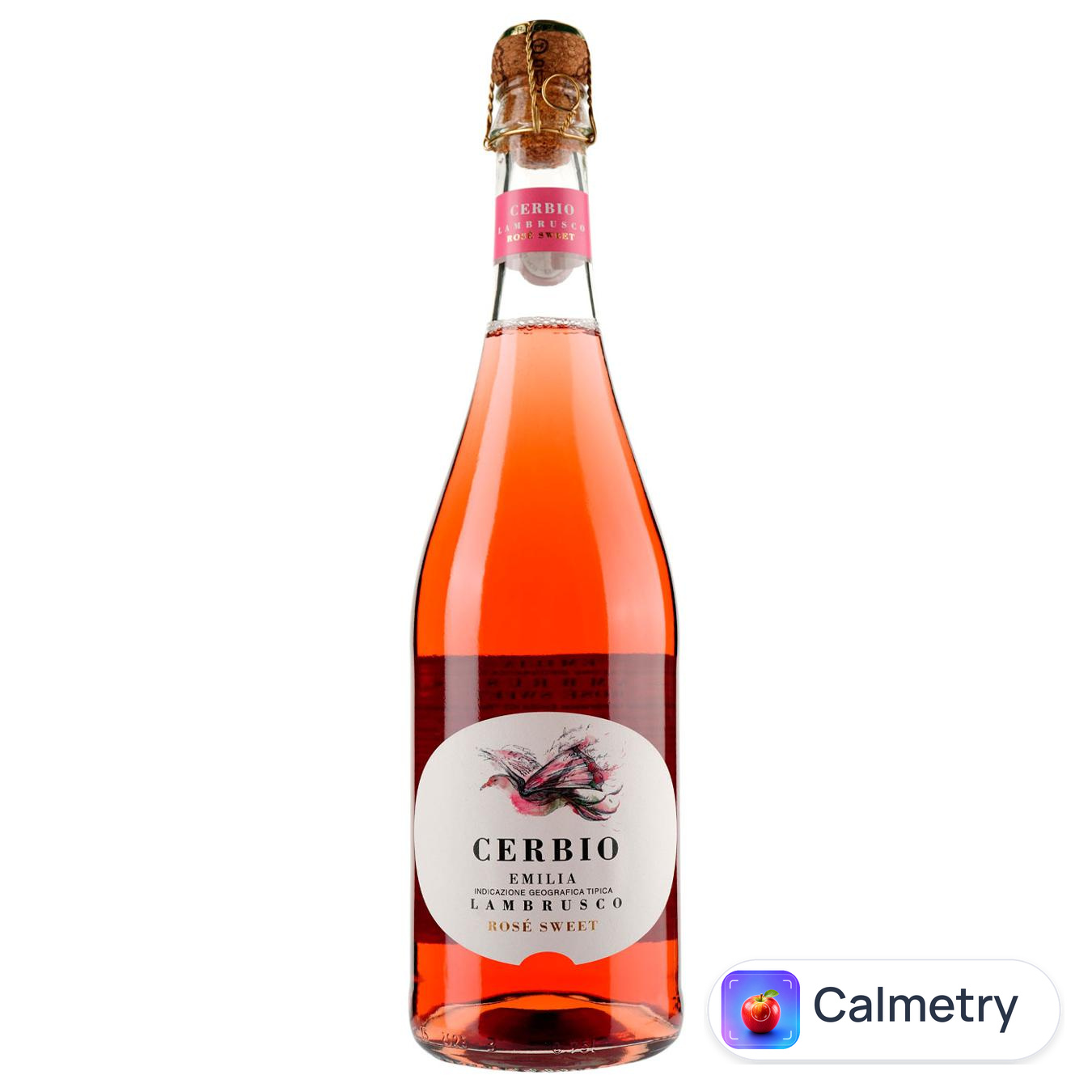 Вино ігристе Cerbio Terre Cevico Lambrusco рожеве солодке 8% 0,75л