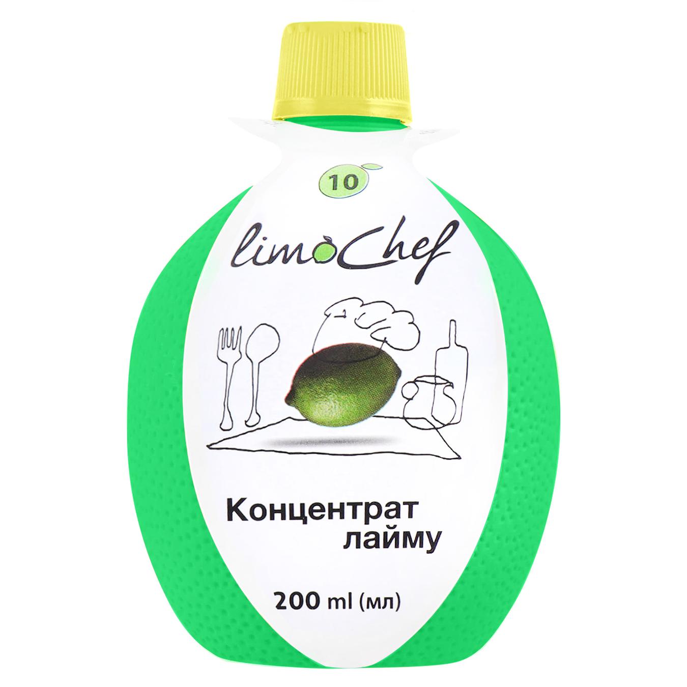 Сік LimoChef лайму концентрований 200мл — фото продукту