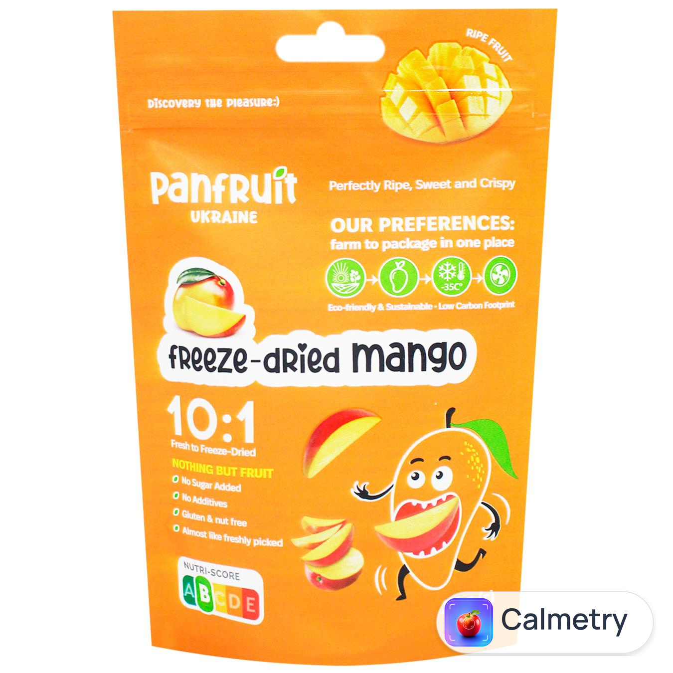 Манго Panfruit сублімоване слайси 25г
