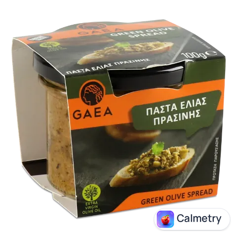 Паштет Gaea із зелених оливок 100г