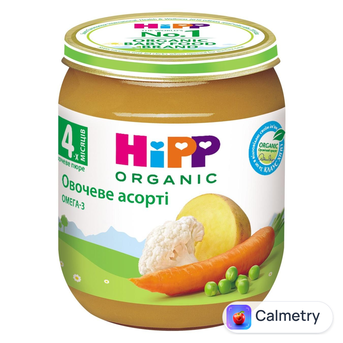 Пюре Hipp Овочеве асорті 125г — фото продукту