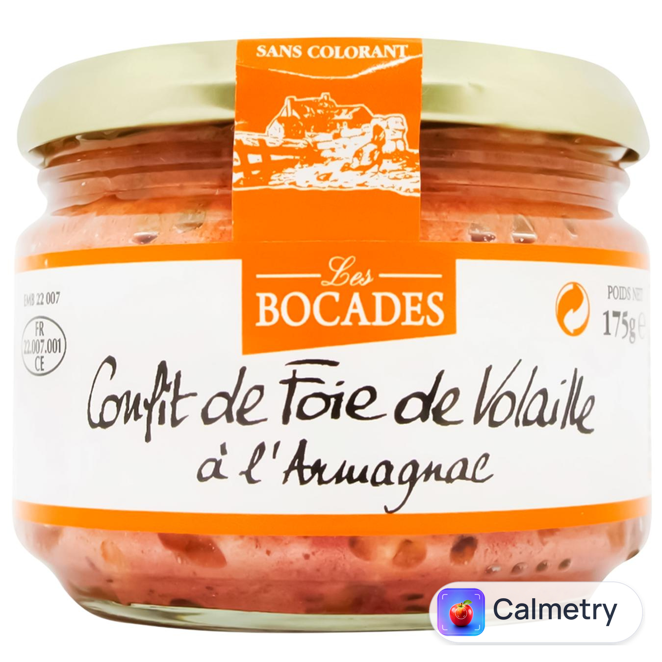 Паштет Les Bocades Конфі де Фуа з арманьяком 175г