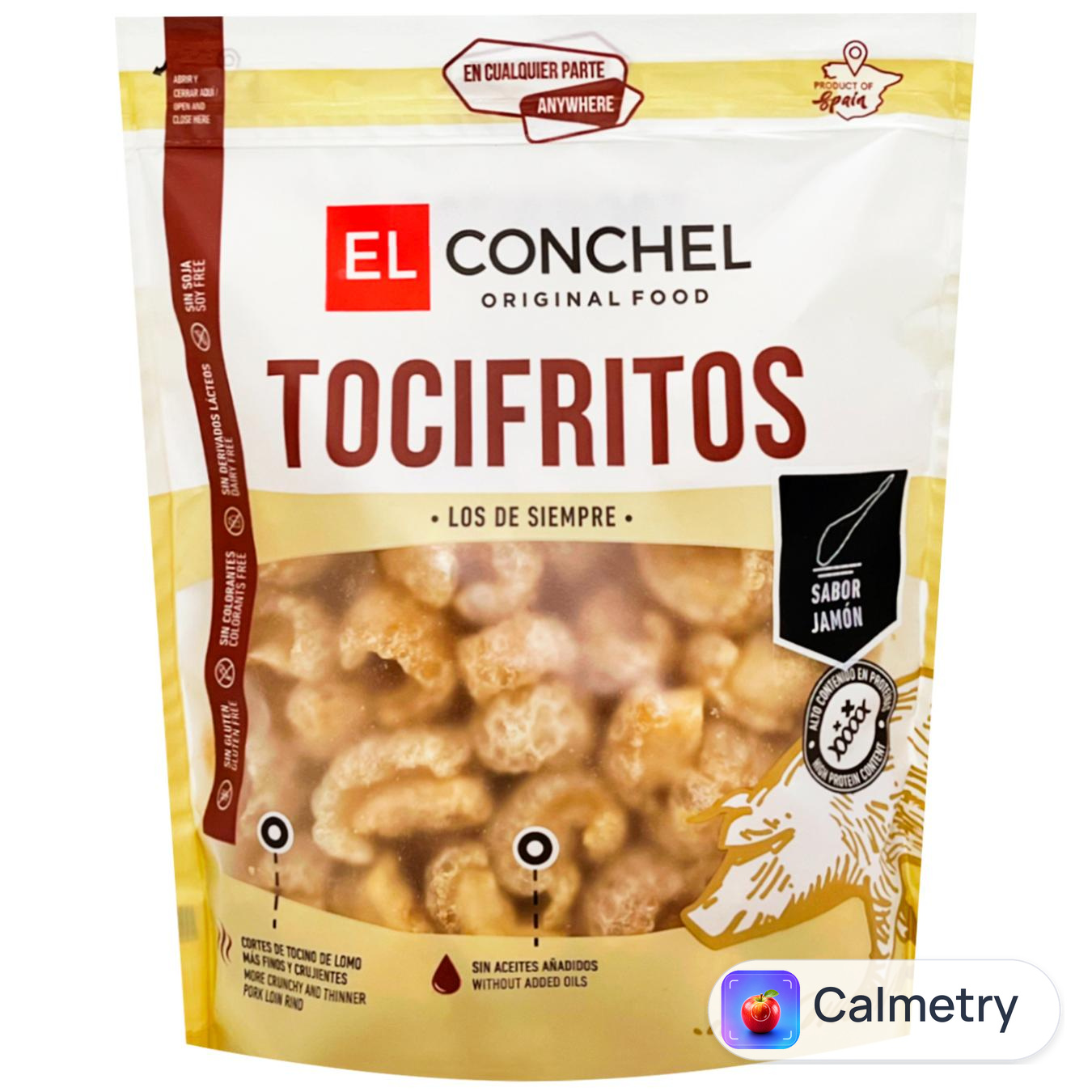 Снеки El Conchel Tocifritos зі смаком хамону 150г
