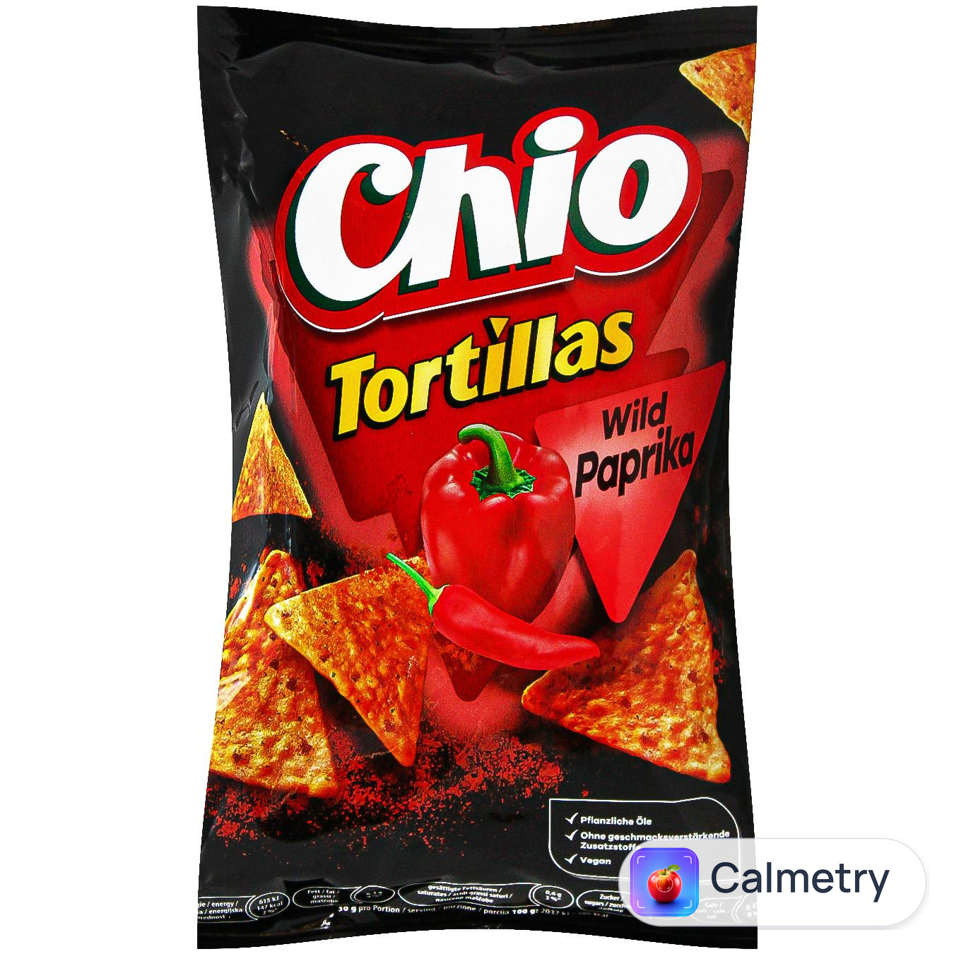Чипси Chio Tortillas Wild Paprika кукурудзяні 110г