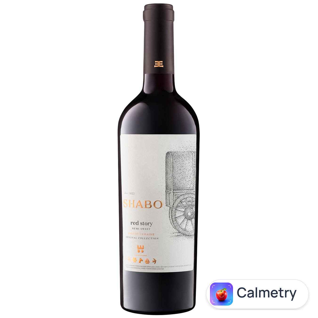 Вино Shabo Original Collection Red Story червоне напівсолодке 10,8% 0,75л