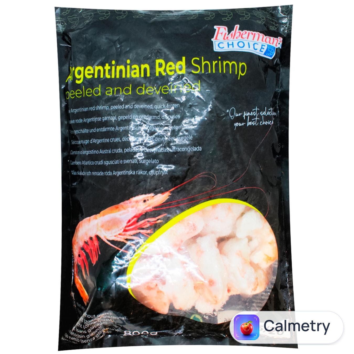 Хвости креветок Fisherman's Choice Аргентинські червоні очищені свіжоморожені 16/20 800г