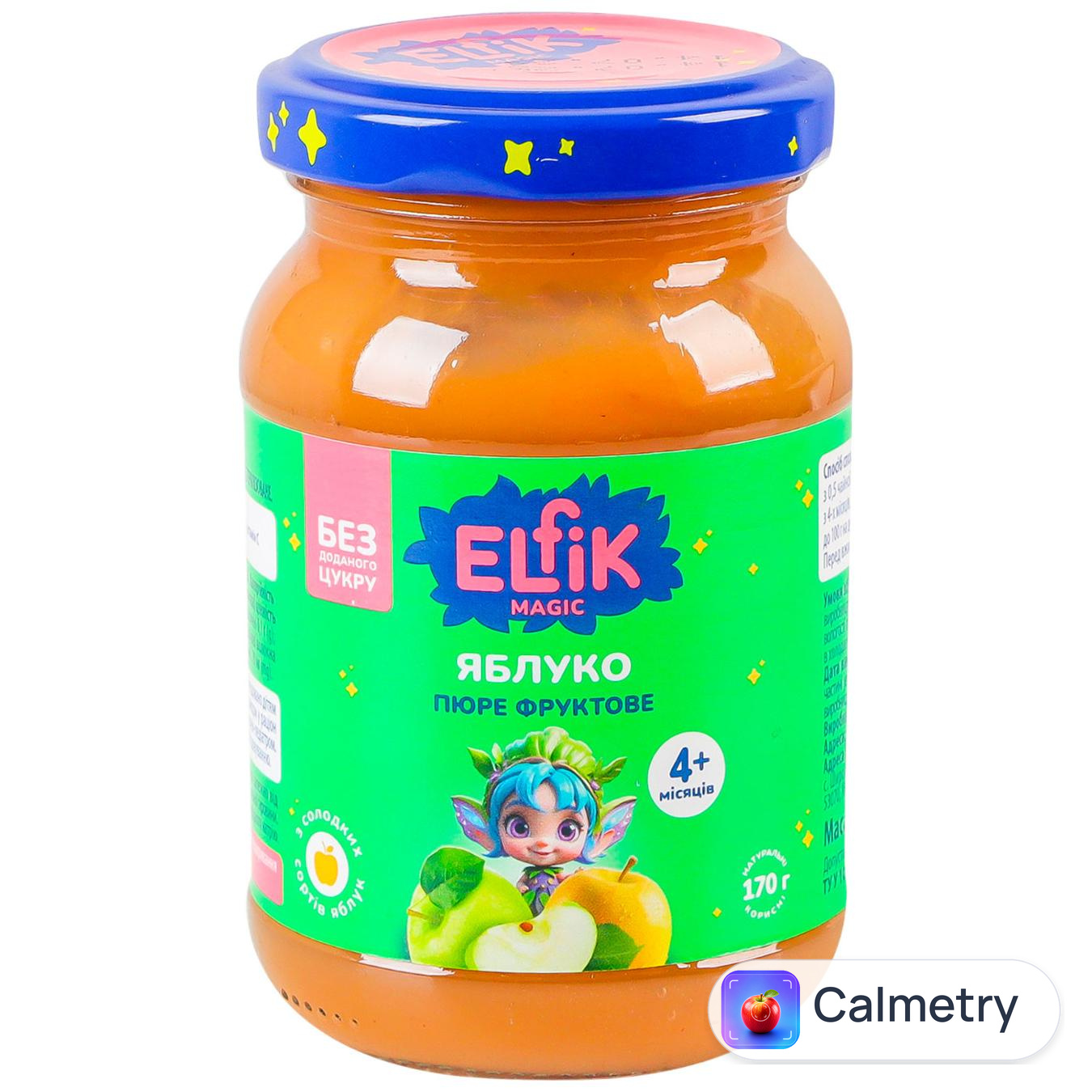 Пюре Elfik Magic яблуко від 4 місяців 170г