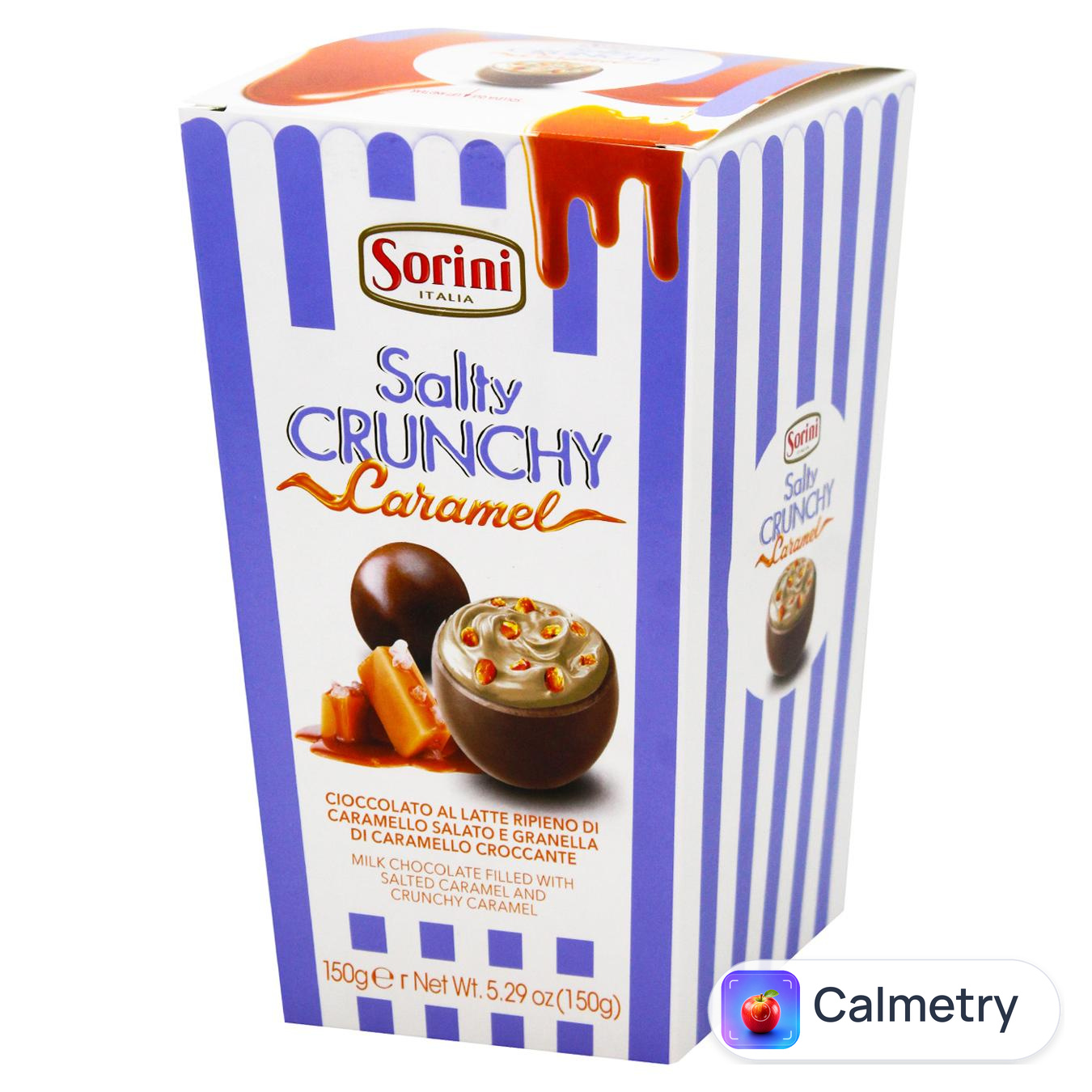 Цукерки Sorini Salty Crunchy Caramel 150г — фото продукту