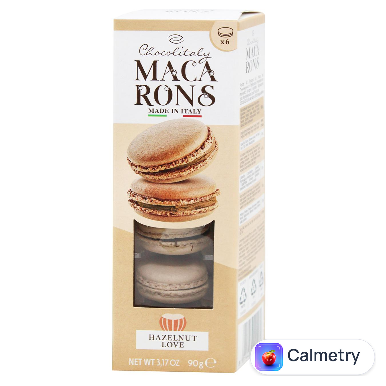 Макаруни Chocolitaly зі смаком фундука 90г — фото продукту