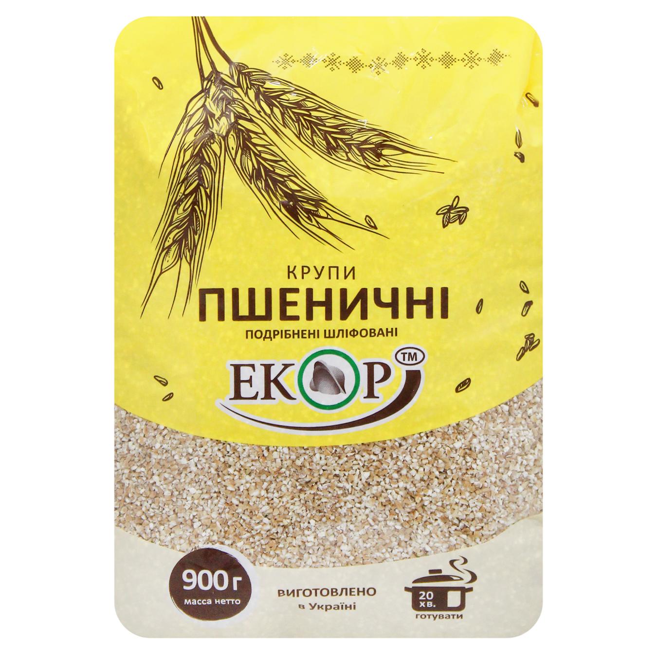 Крупа пшенична Екор 900г — фото продукту