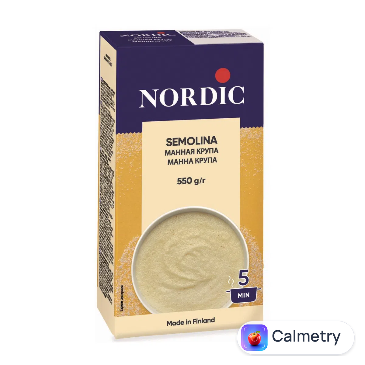Крупа манна Nordic Melia Oy 550г
