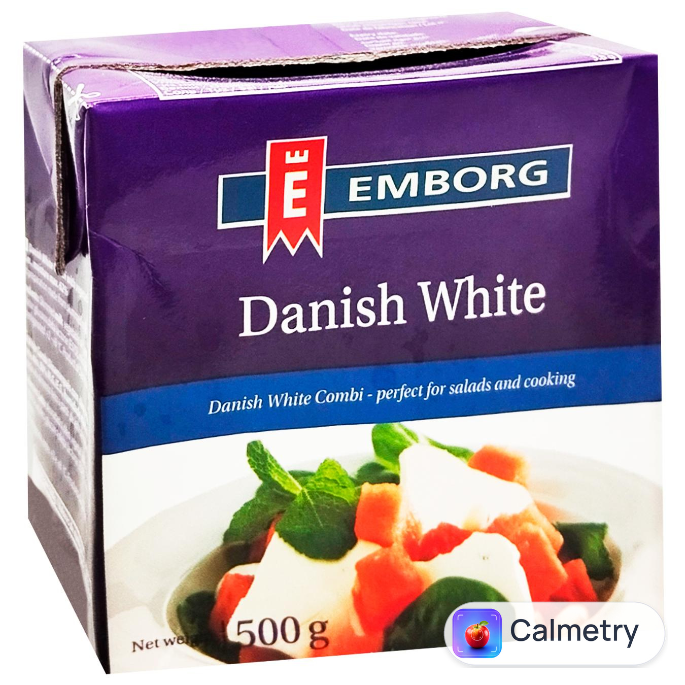 Сирний продукт Emborg Danish White Фета 50% 500г — фото продукту
