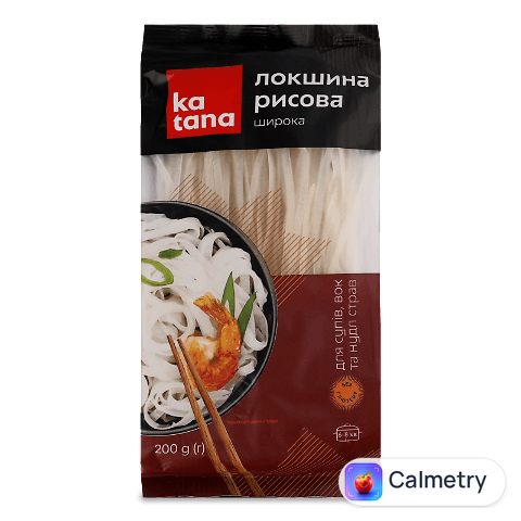 Локшина Katana Рисова широка, 200г