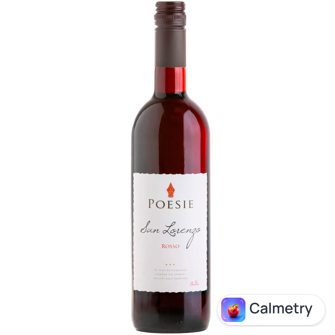 Вино Le Poesie San Lorenzo Rosso червоне напівсухе 11% 0,75л