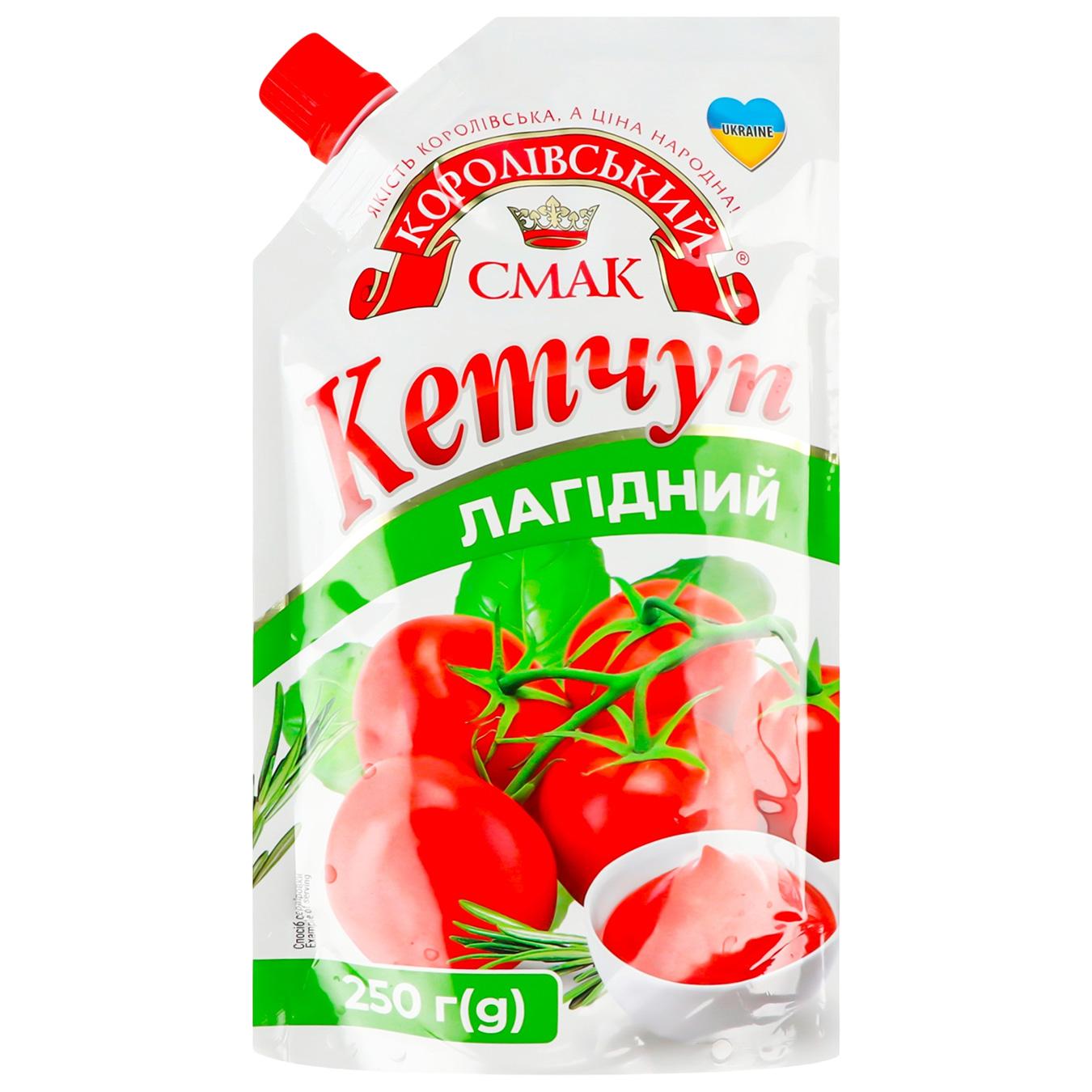 Кетчуп Королівський Смак Лагідний 250г — фото продукту