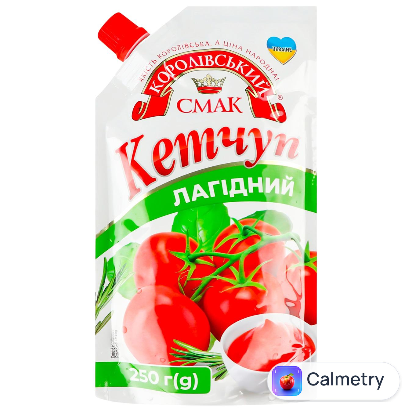 Кетчуп Королівський Смак Лагідний 250г