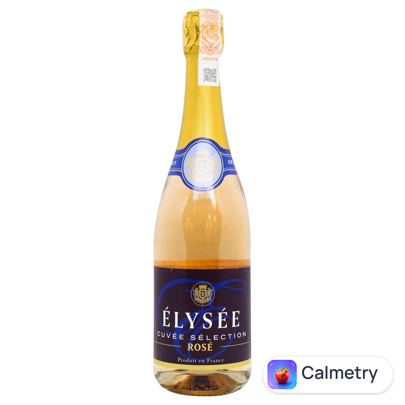 Вино ігристе Elysee Cuvee Selection рожеве напів-сухе 10,5% 0,75л