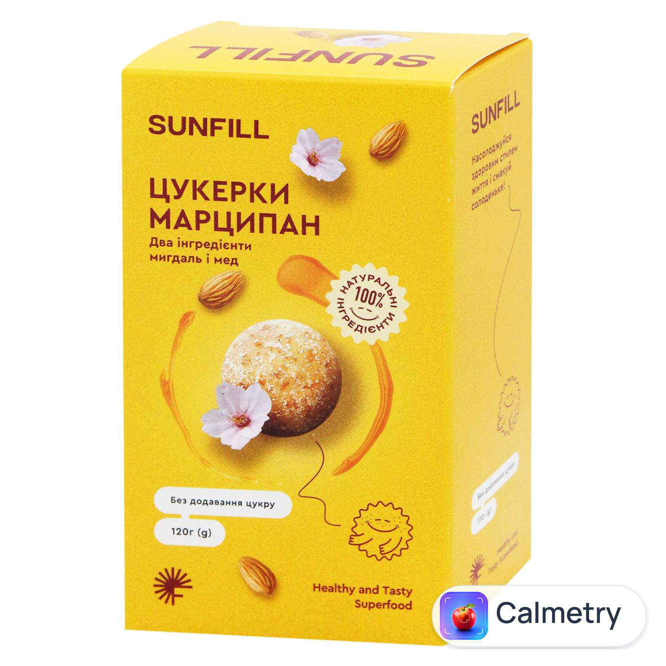 Цукерки Sunfill Марципан 120г — фото продукту